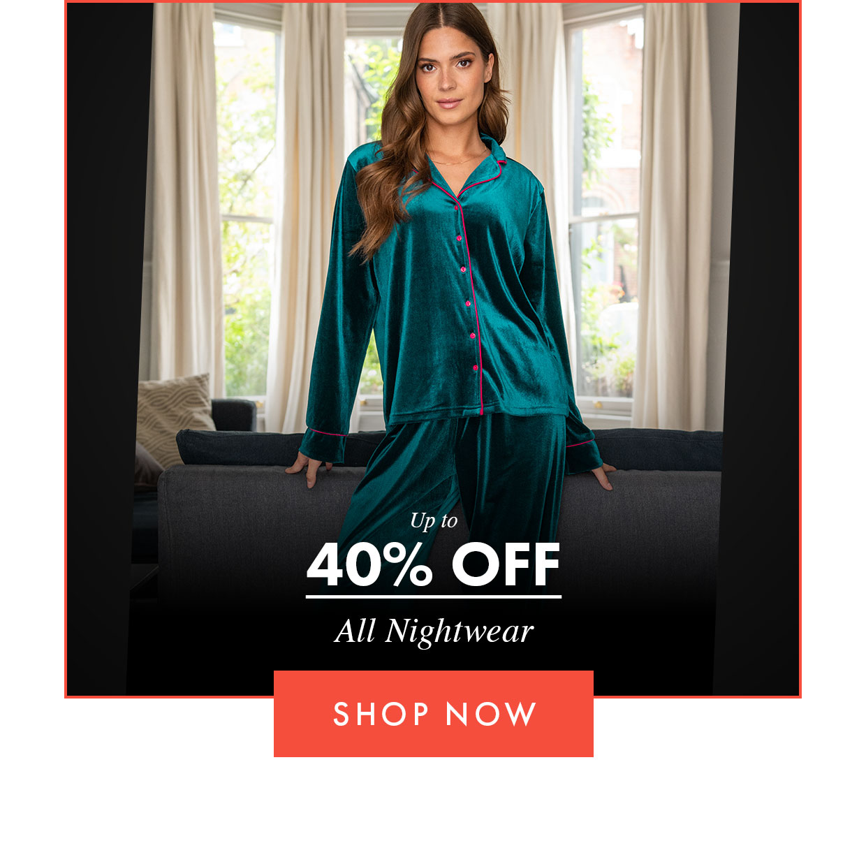 Up to 40% OFF all nightwear – Shop now >