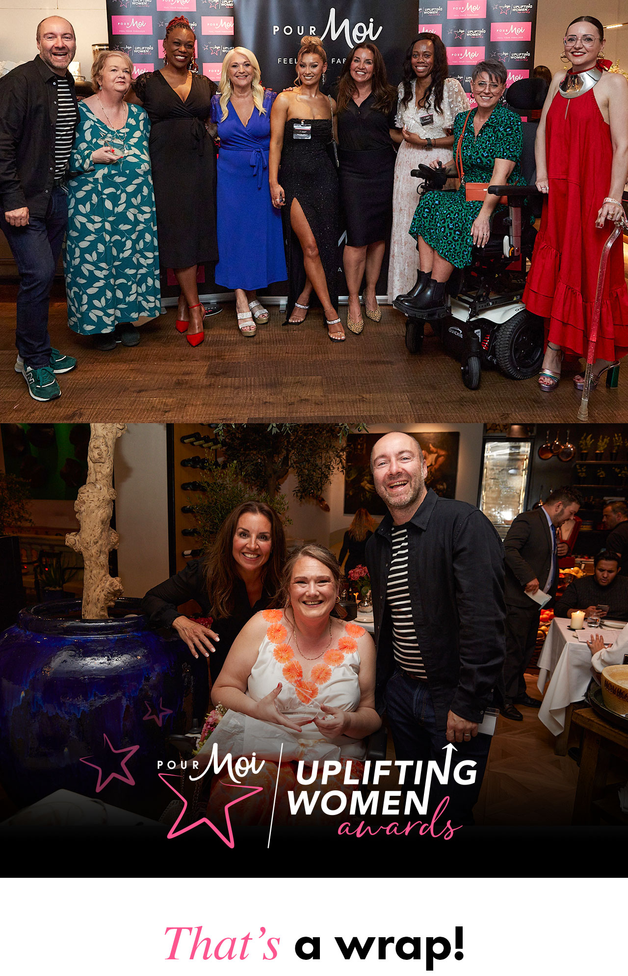 Pour Moi Uplifting Women Awards. That's a wrap!