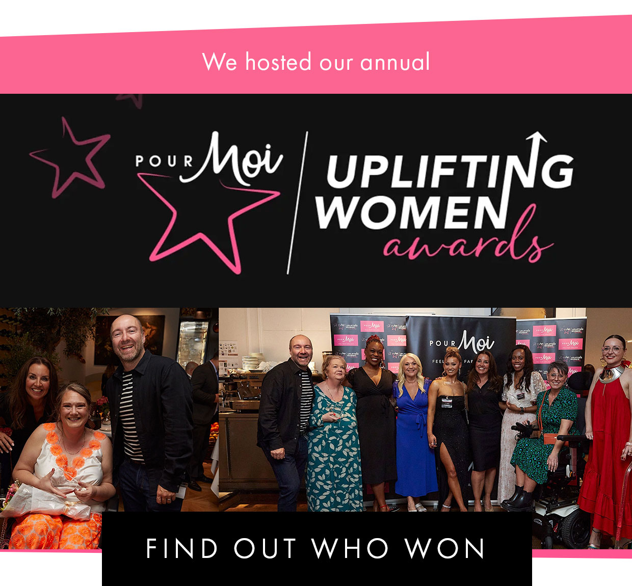 We hosted our annual Uplifting Women Awards - Find out who won >