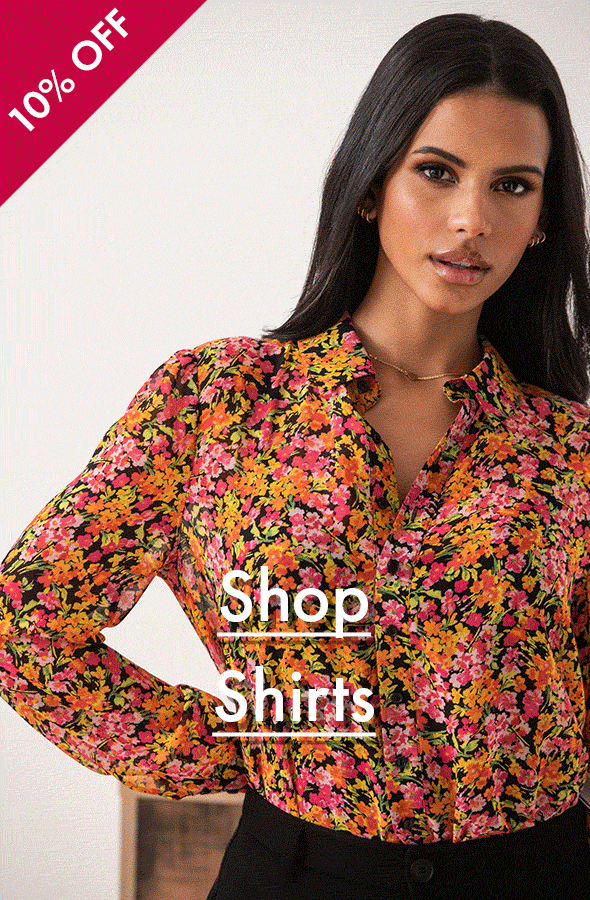 10% OFF - Shop shirts >