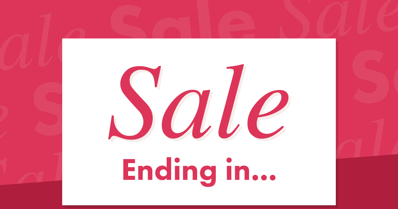 Sale ending in...
