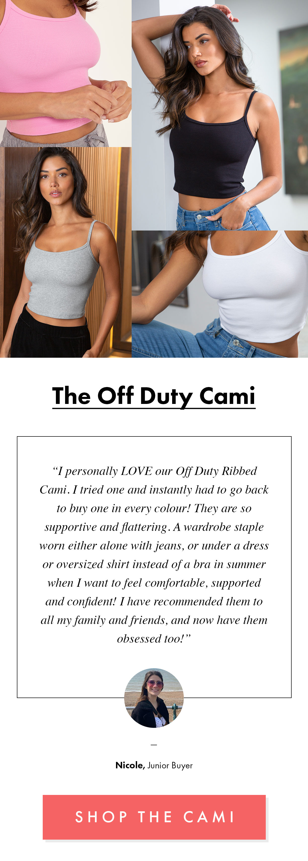 The Off Duty Cami Top >