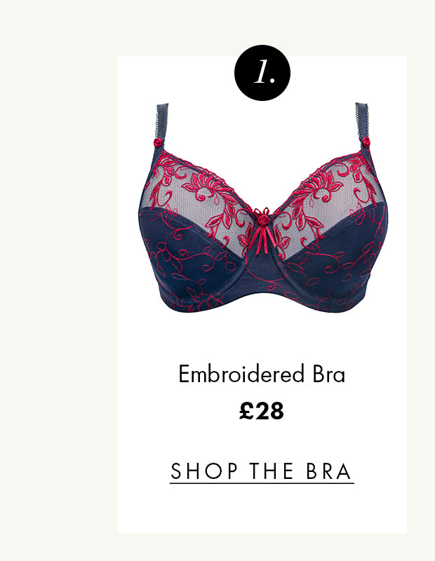 1. Imogen rose embroidered bra £28